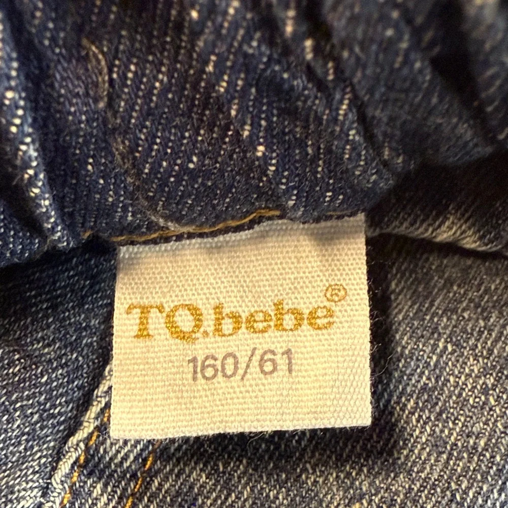 Source Unknown Blue Kids Jeans with Butterfly Accents